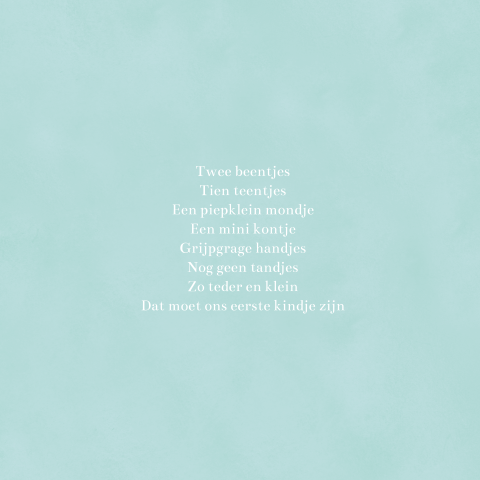 Geboortekaartje Voor Jongen Afdruk Van Voetjes